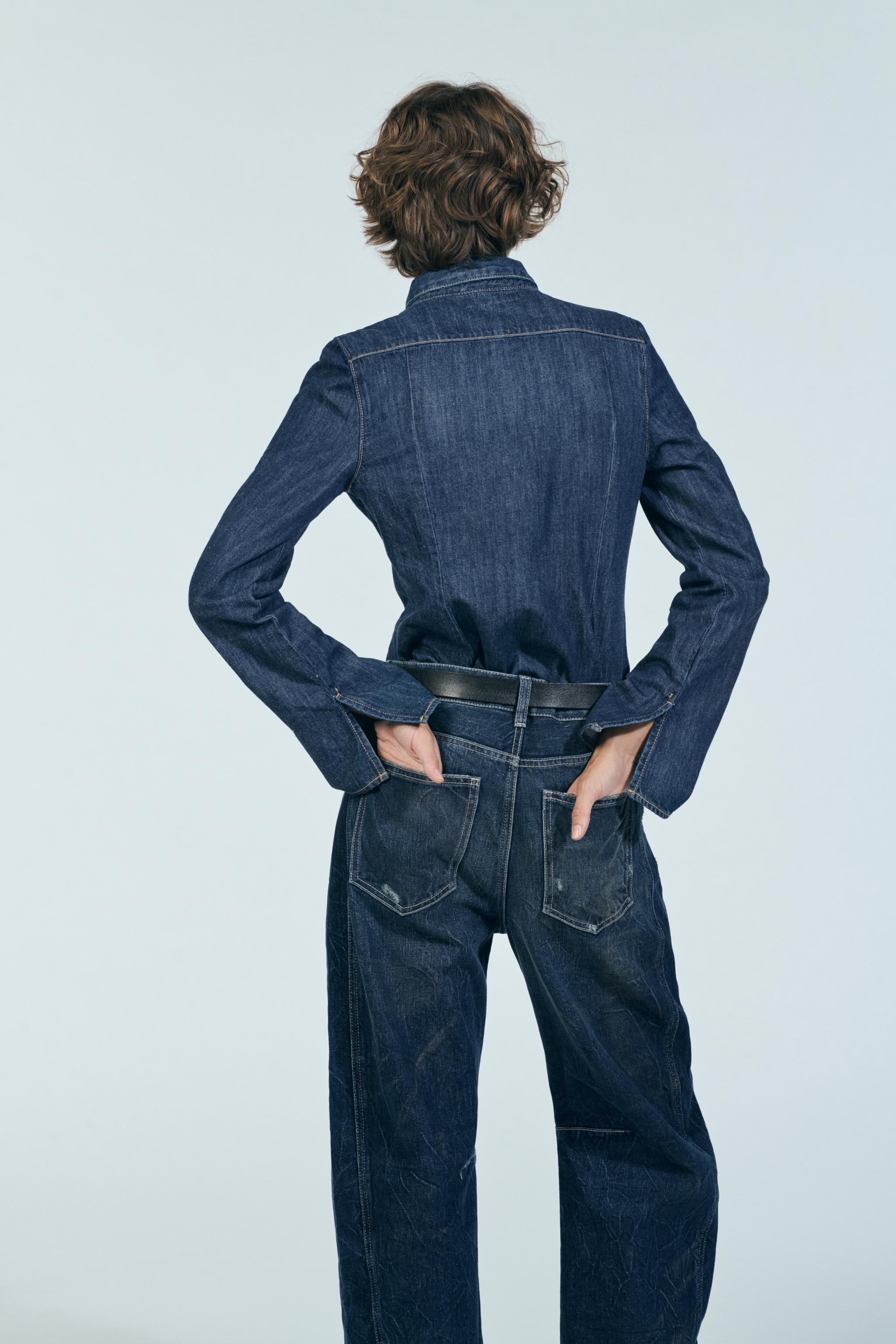 RELAXED BALLOON MID-WAIST TRF JEANS