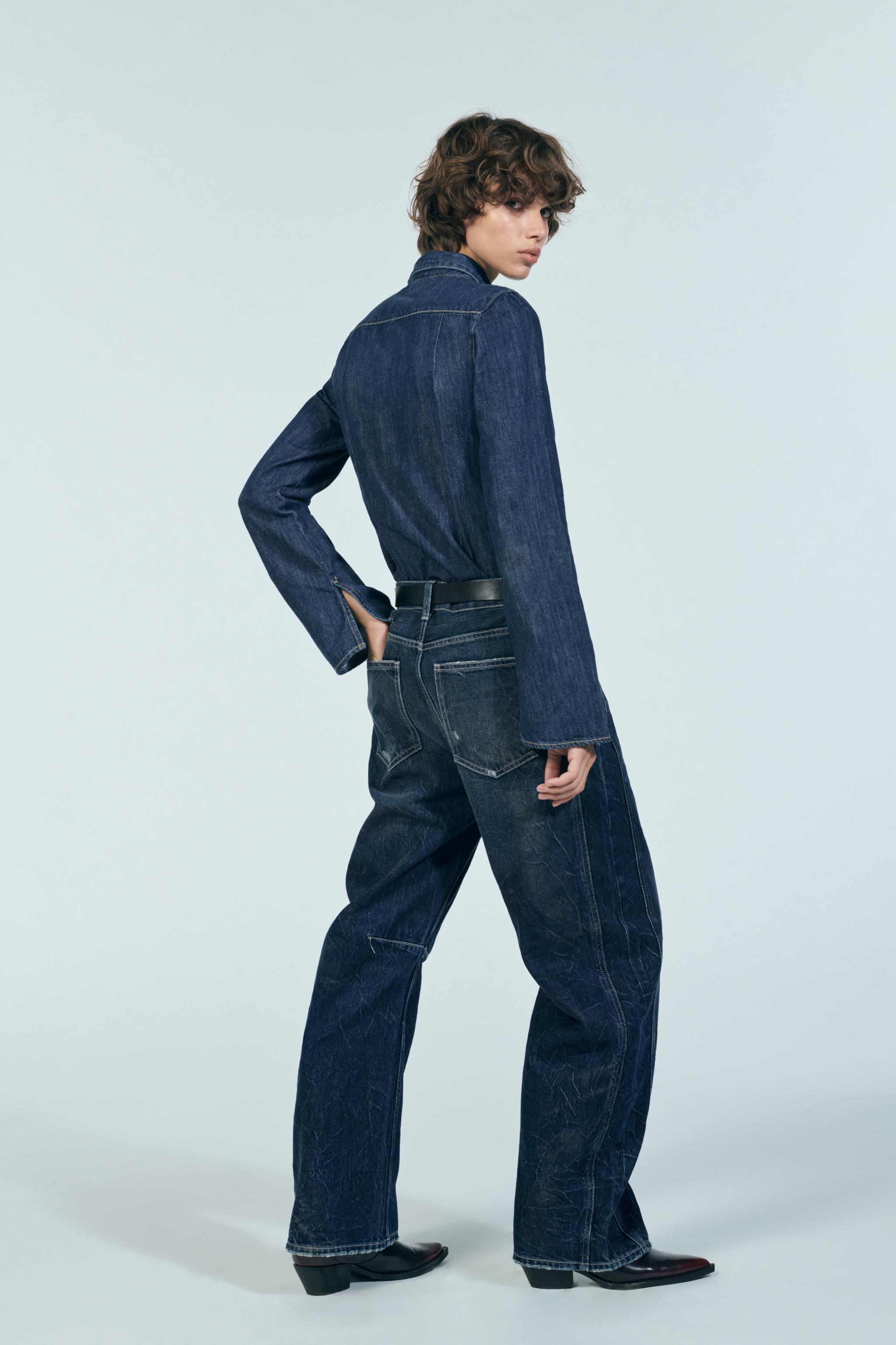 RELAXED BALLOON MID-WAIST TRF JEANS