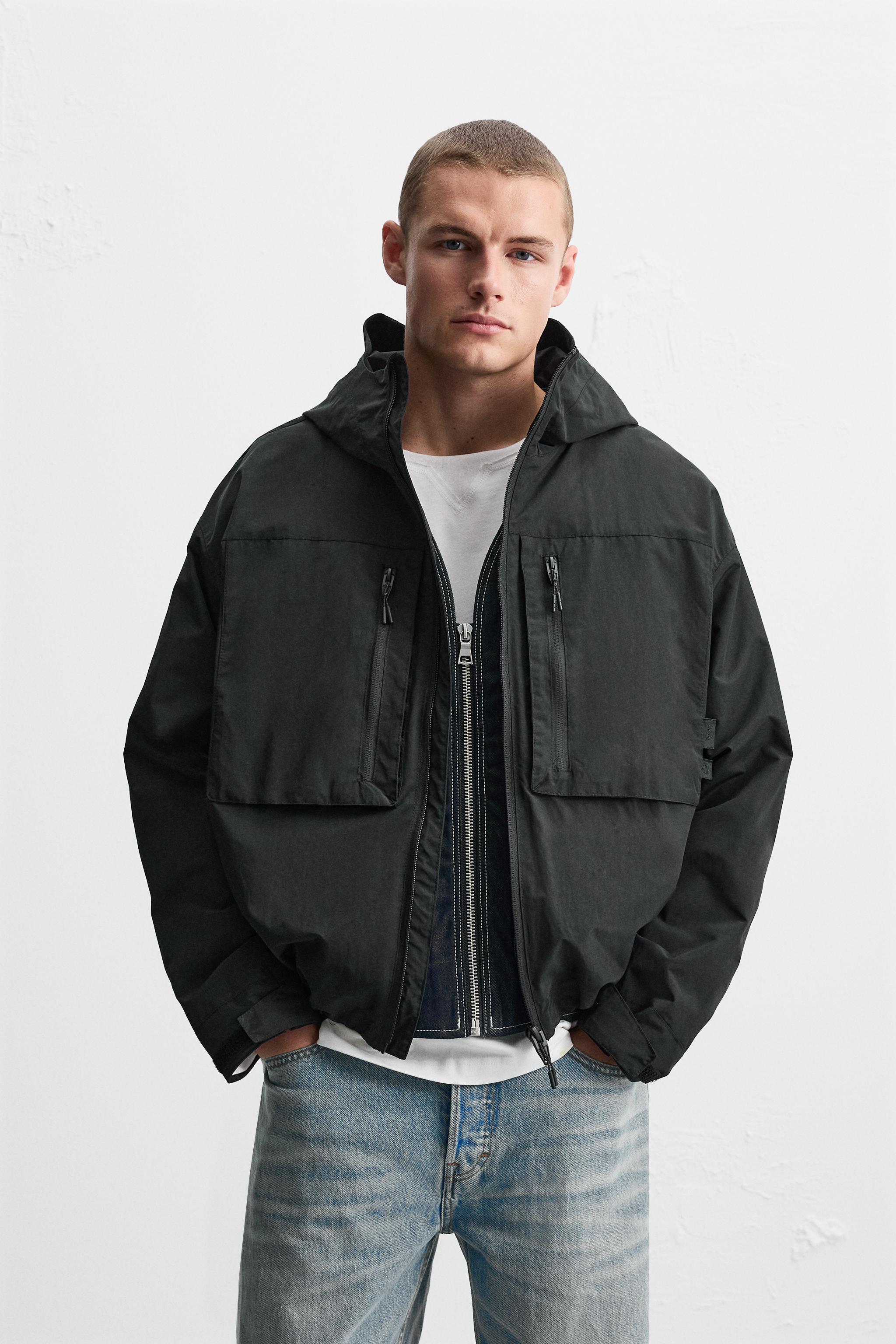 WATER-REPELLENT HOODED JACKET