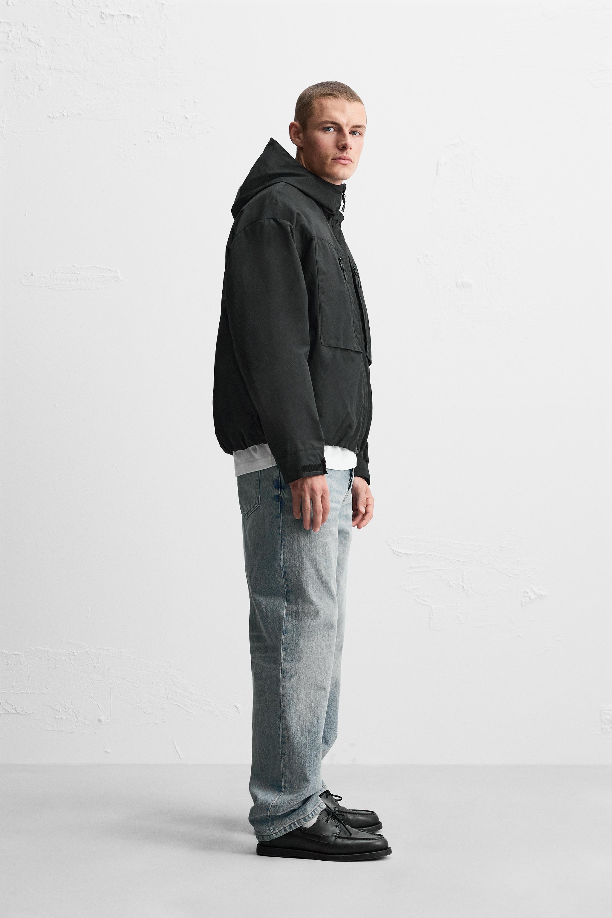 WATER-REPELLENT HOODED JACKET