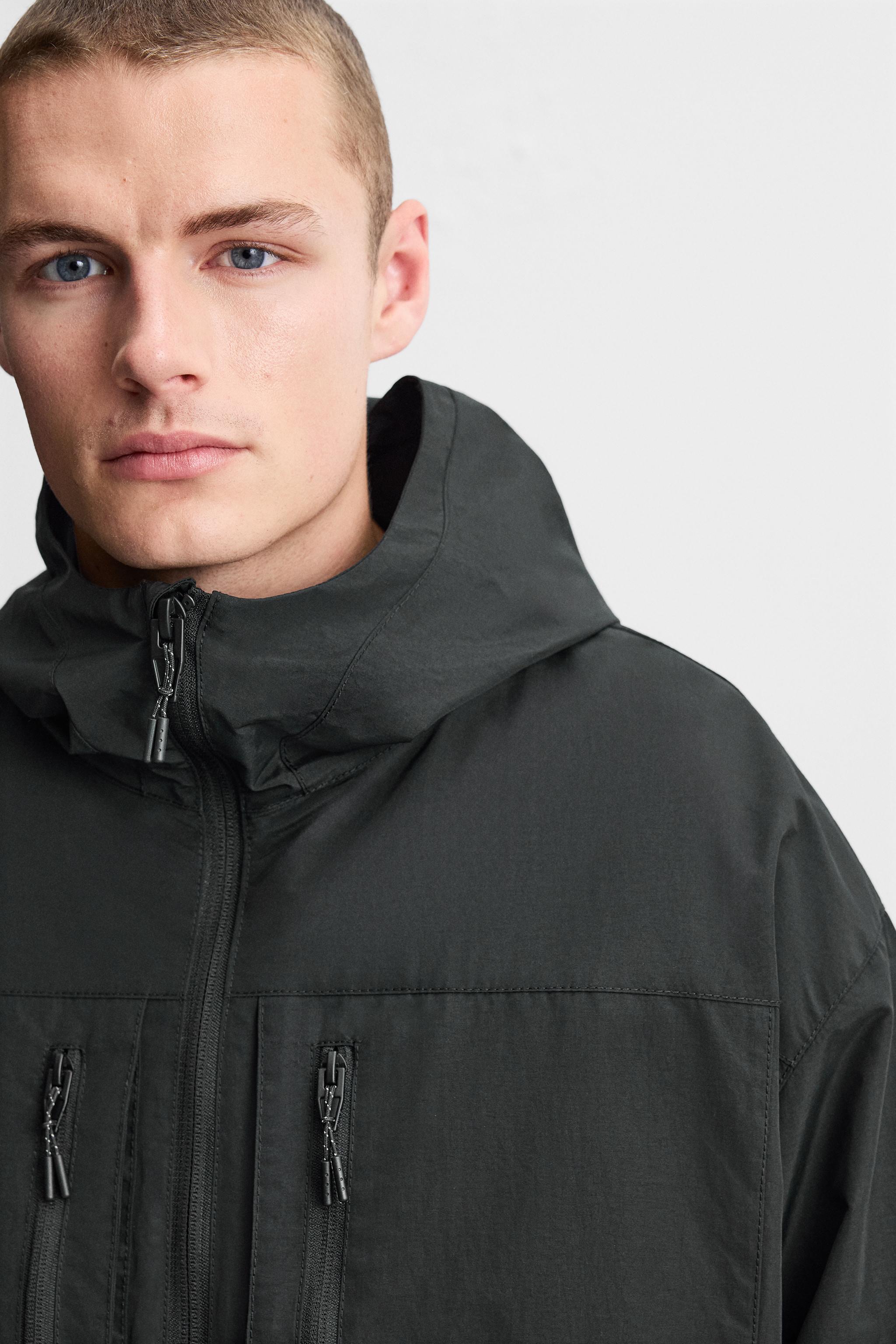 WATER-REPELLENT HOODED JACKET