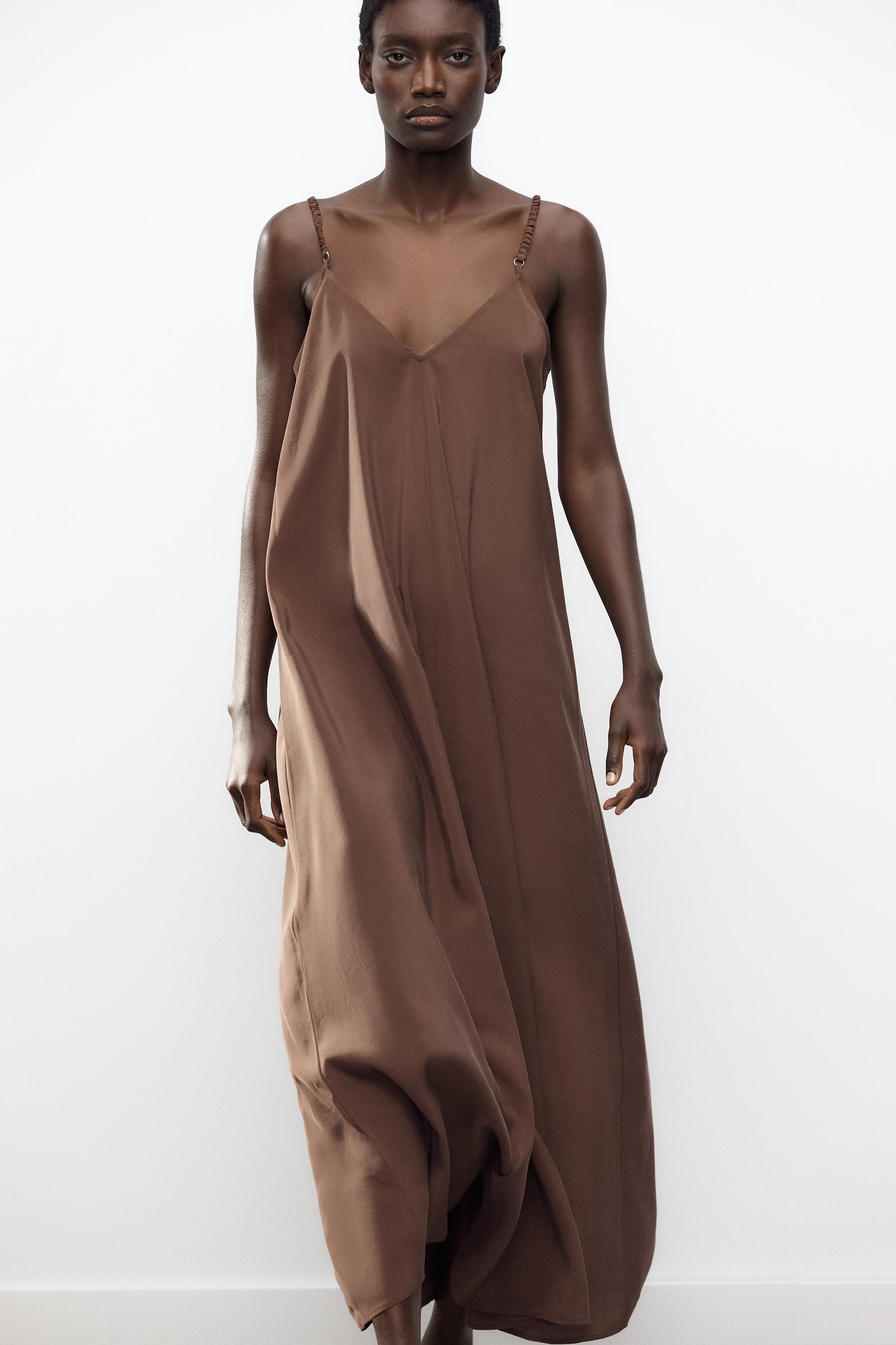 LONG STRAPPY DRESS