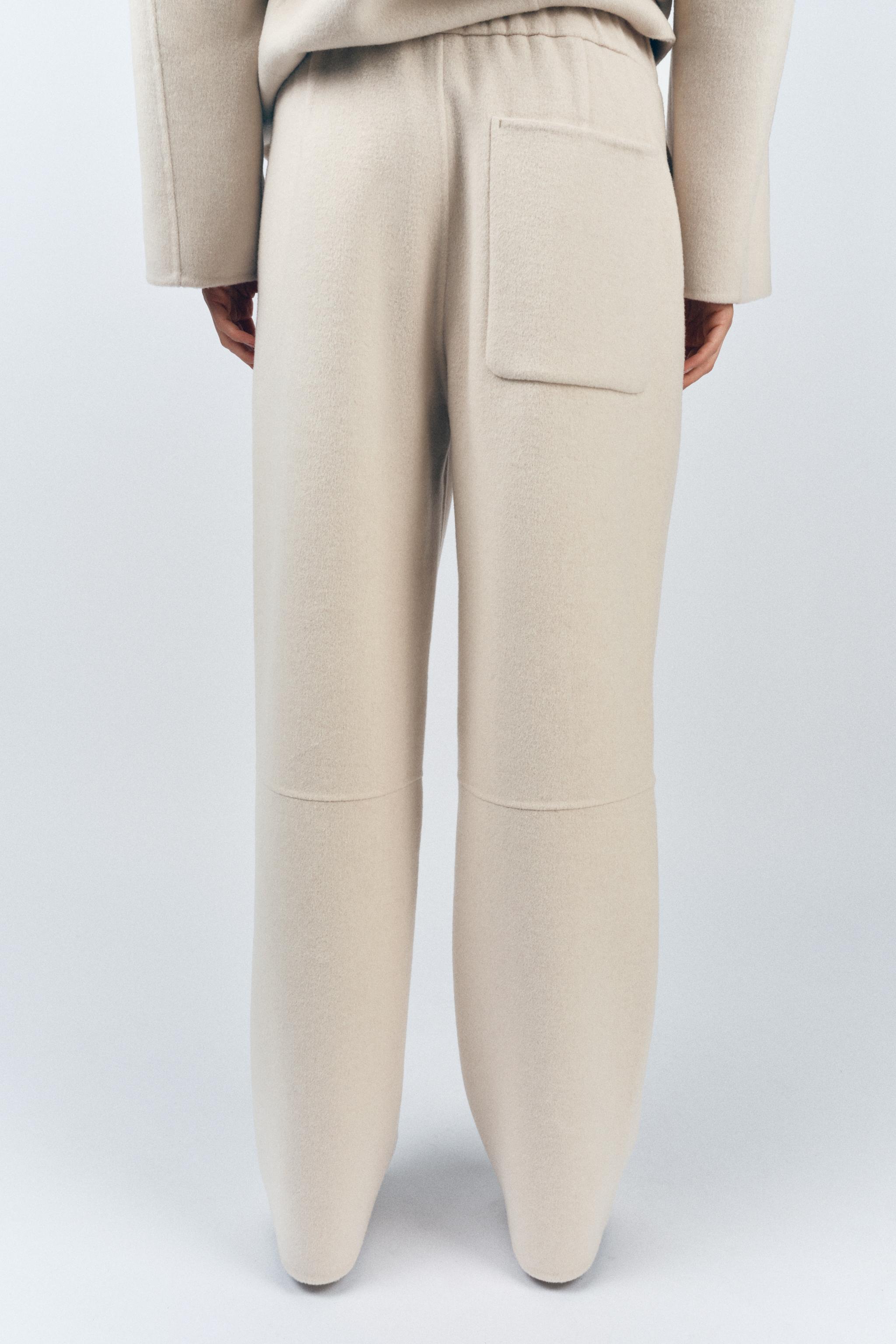 ZW COLLECTION WOOL BLEND TROUSERS