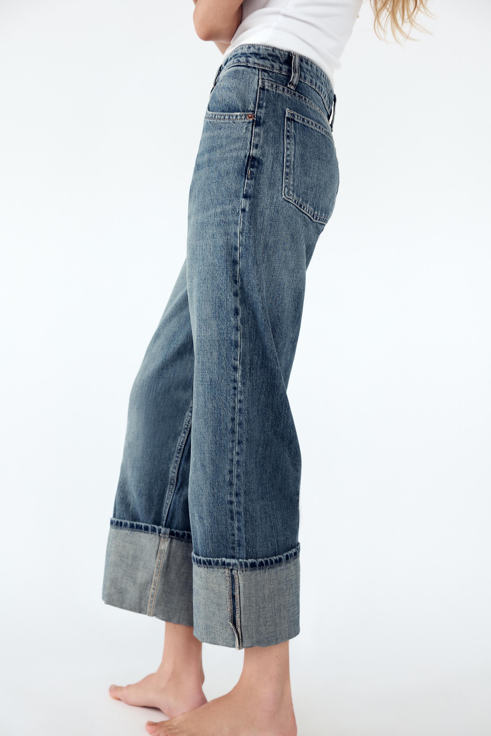 TRF STRAIGHT-LEG MID-RISE JEANS