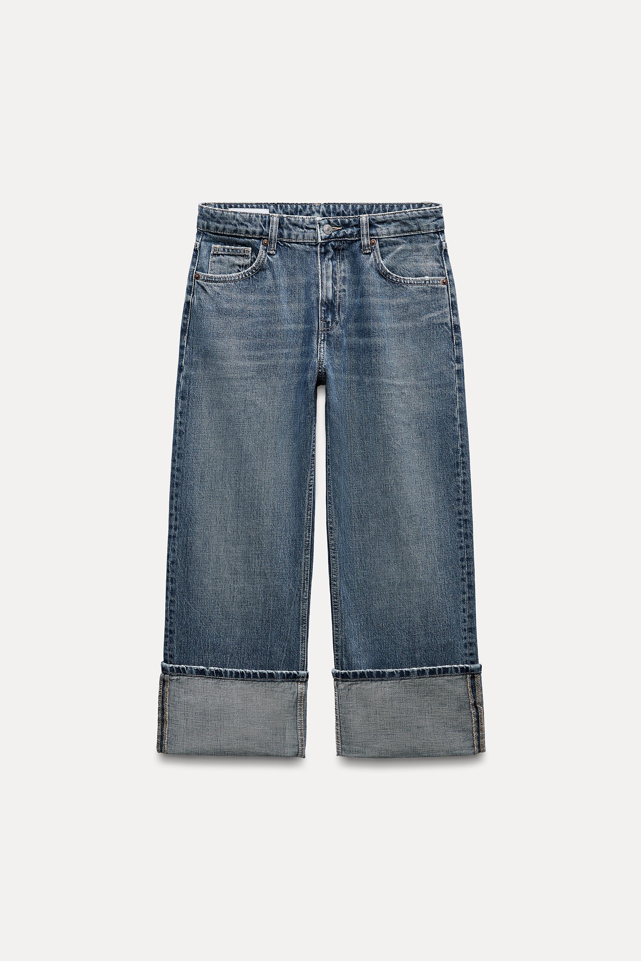 TRF STRAIGHT-LEG MID-RISE JEANS