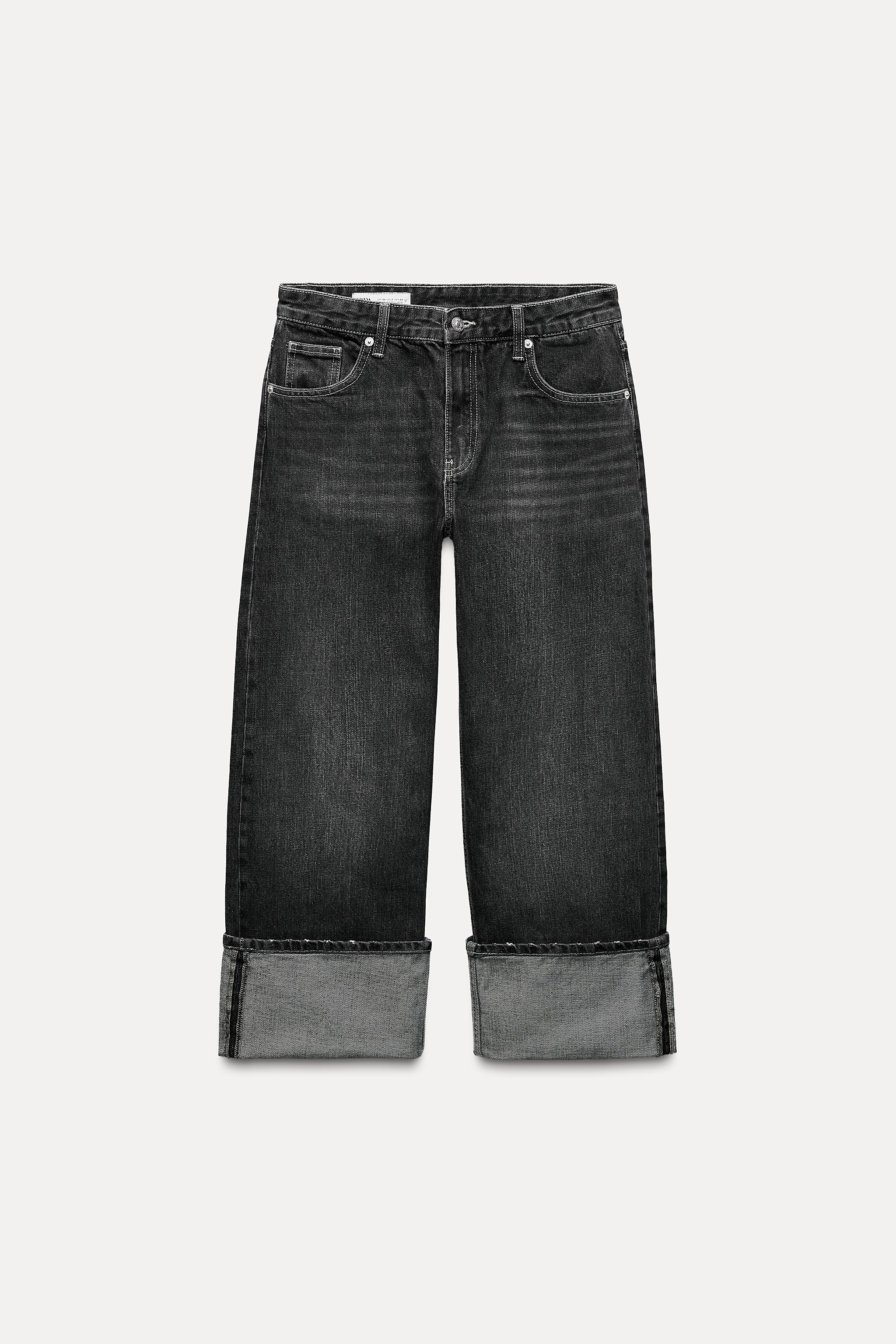 TRF STRAIGHT-LEG MID-RISE JEANS