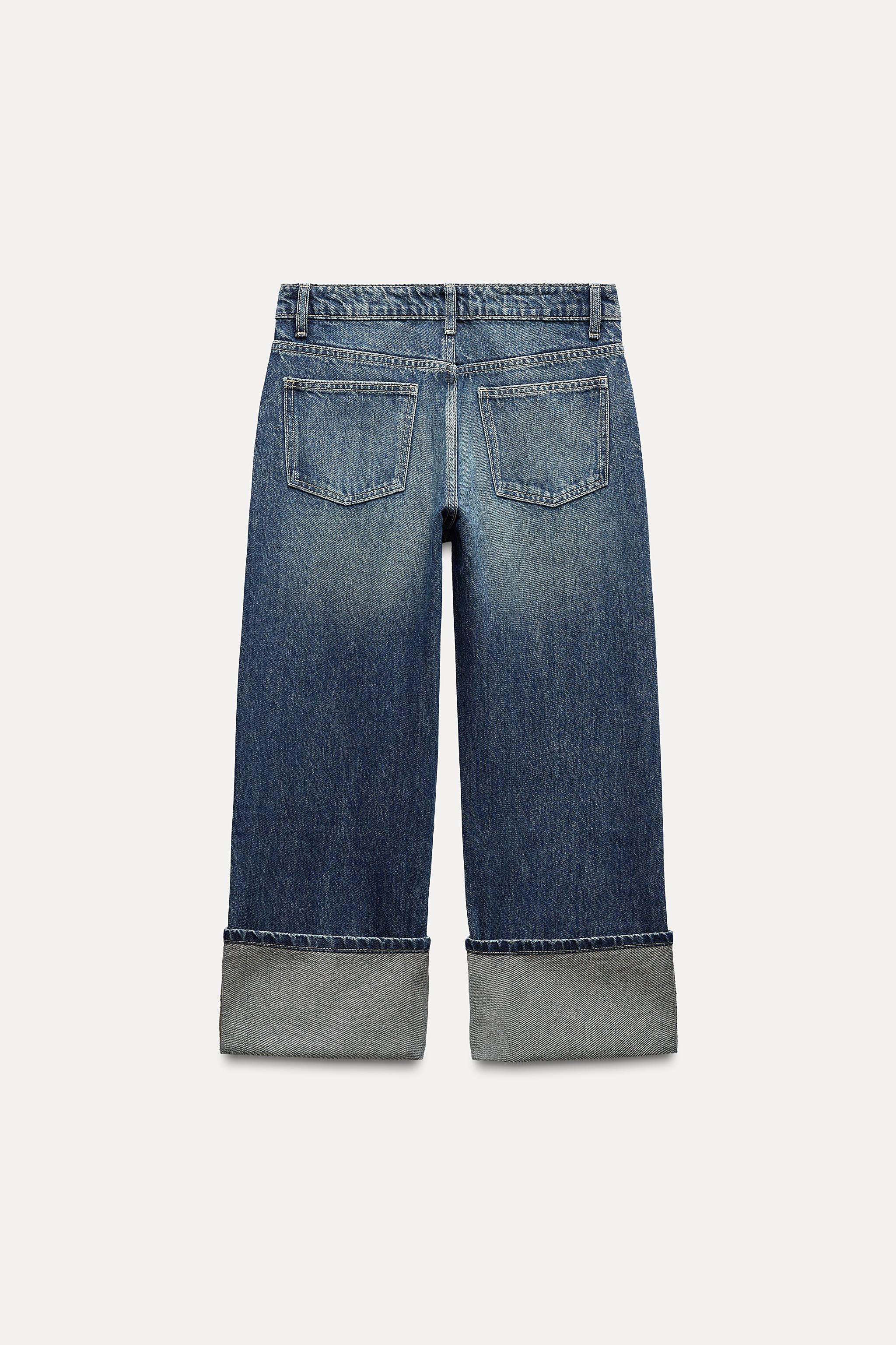 TRF STRAIGHT-LEG MID-RISE JEANS