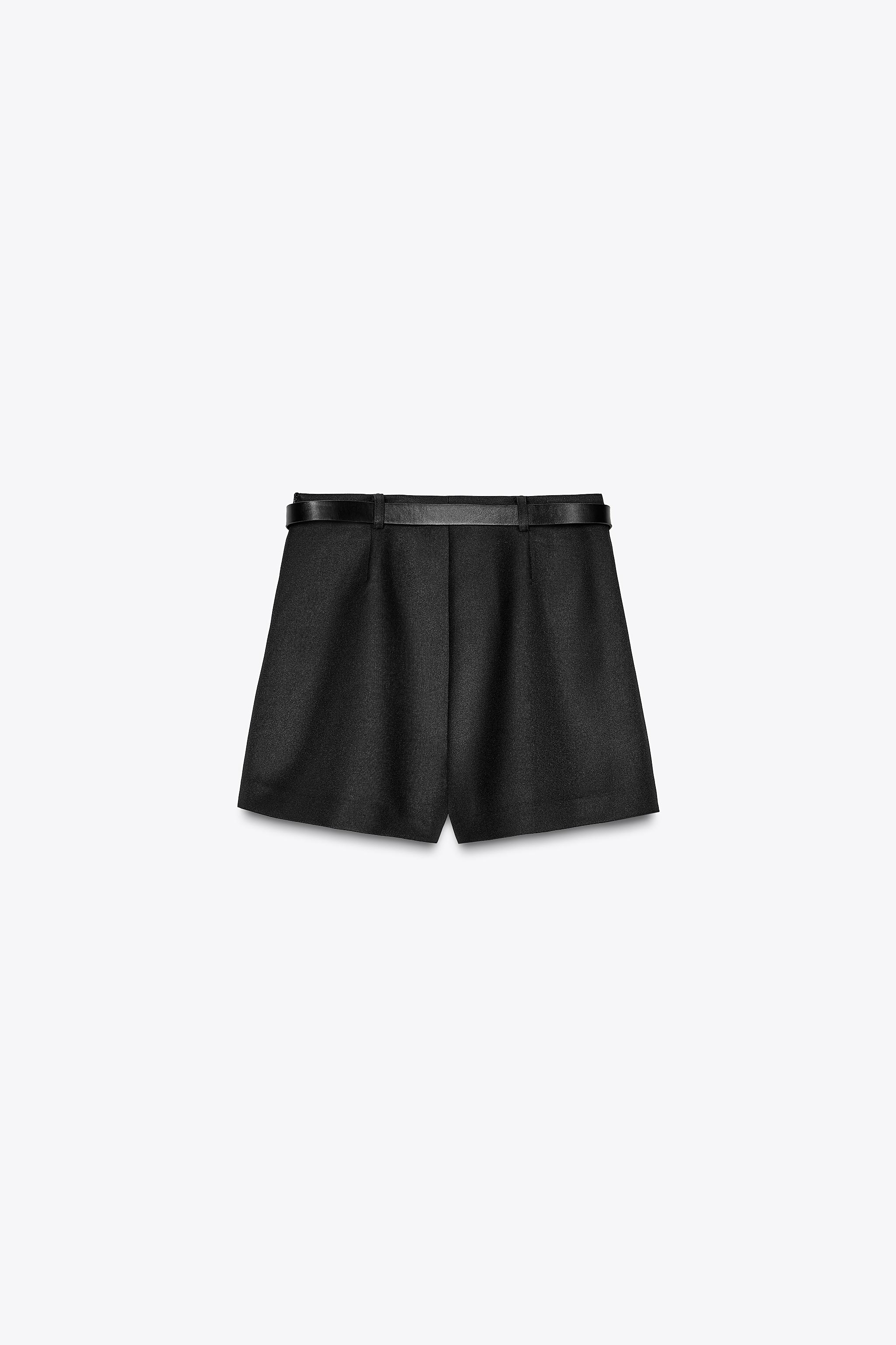 WRAP SKORT WITH BELT