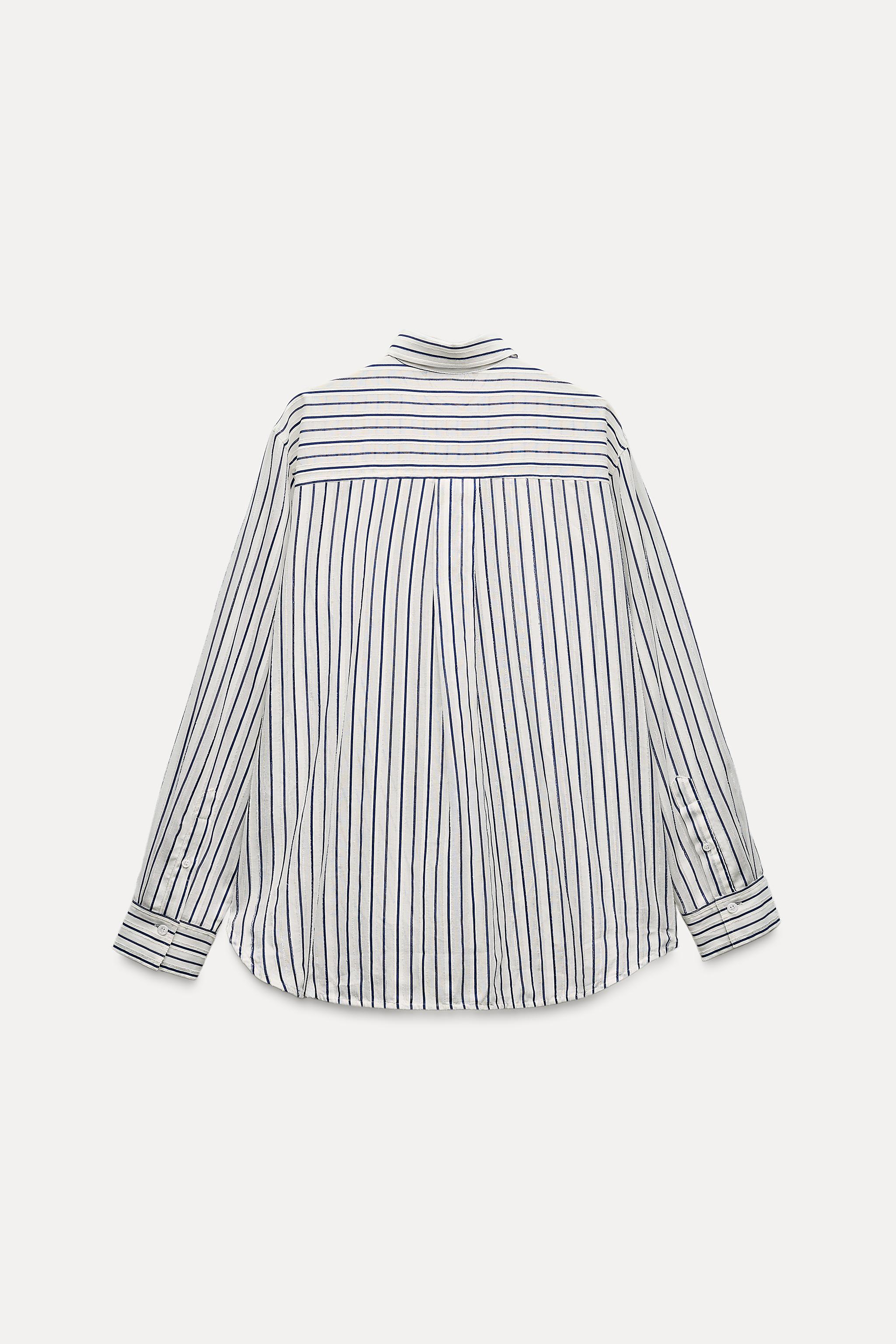 TEXTURED STRIPED SHIRT