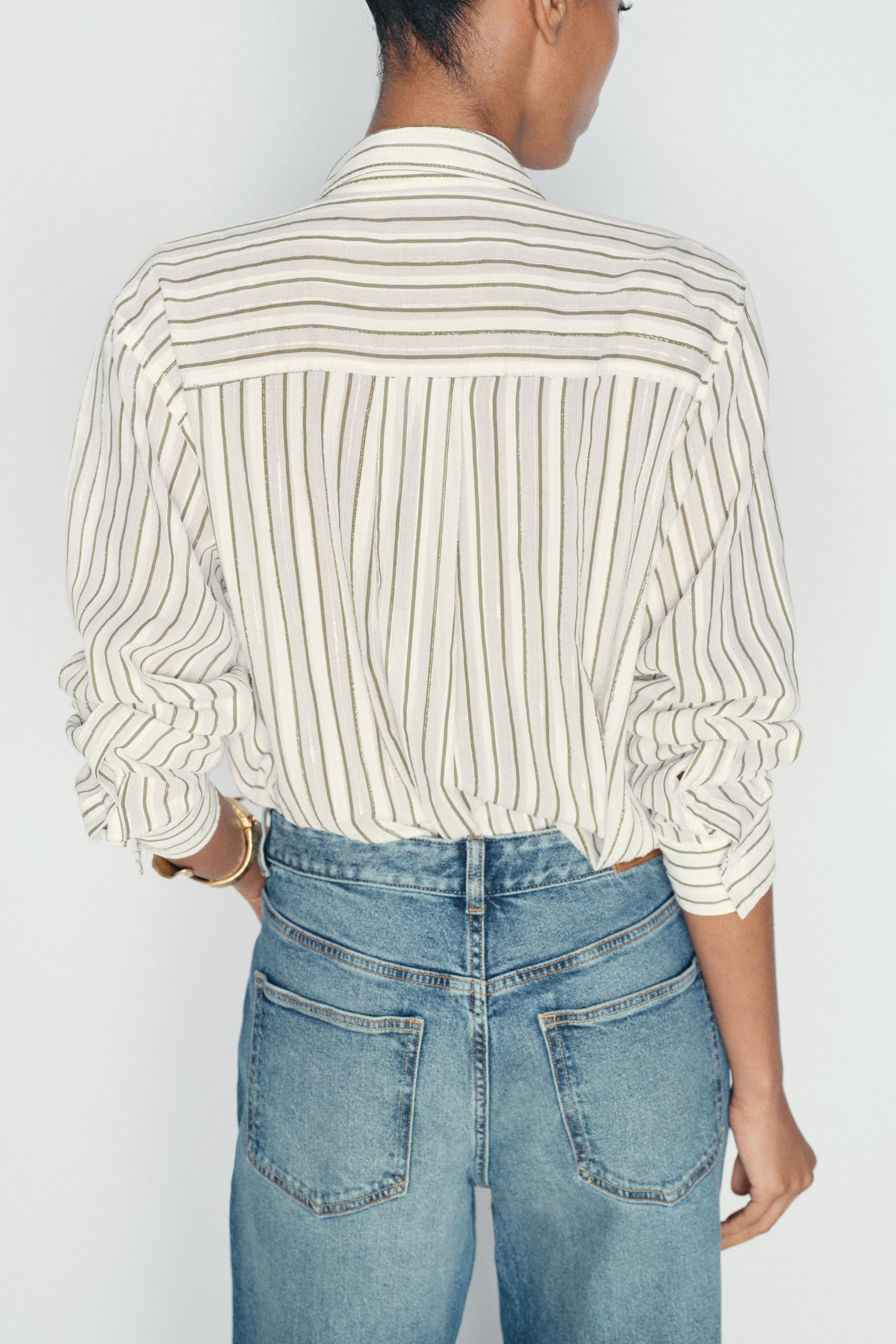 TEXTURED STRIPED SHIRT