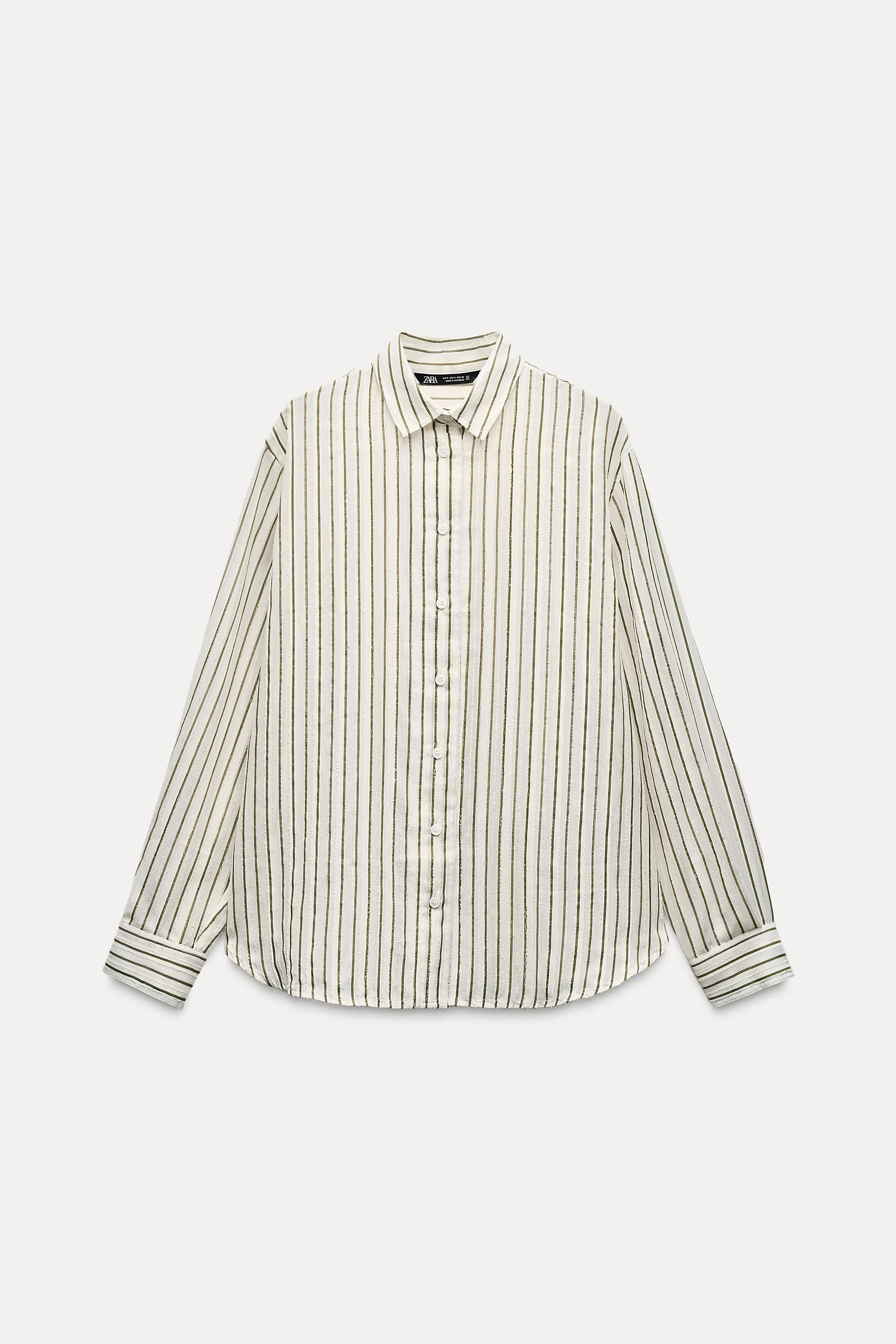 TEXTURED STRIPED SHIRT