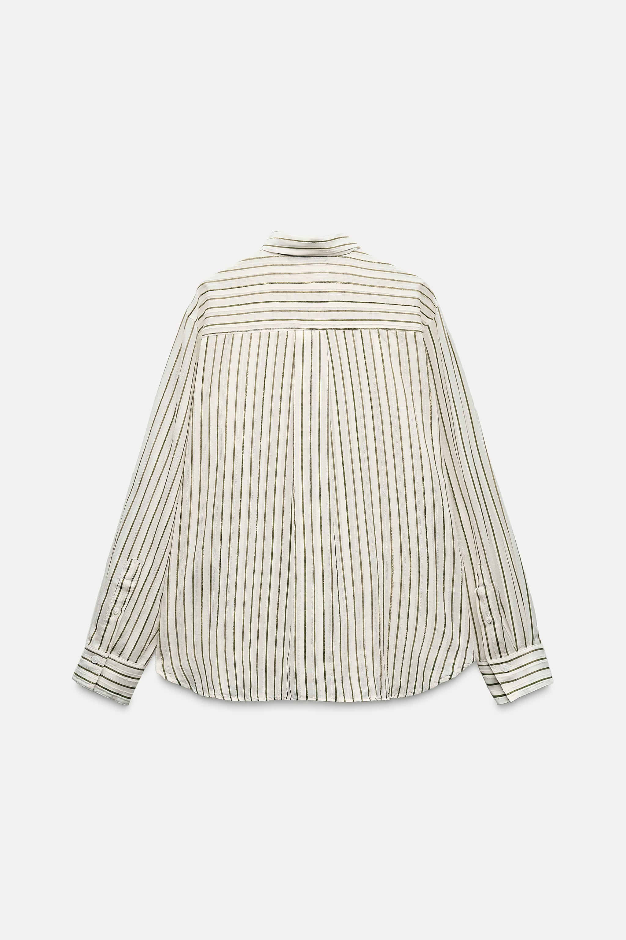 TEXTURED STRIPED SHIRT