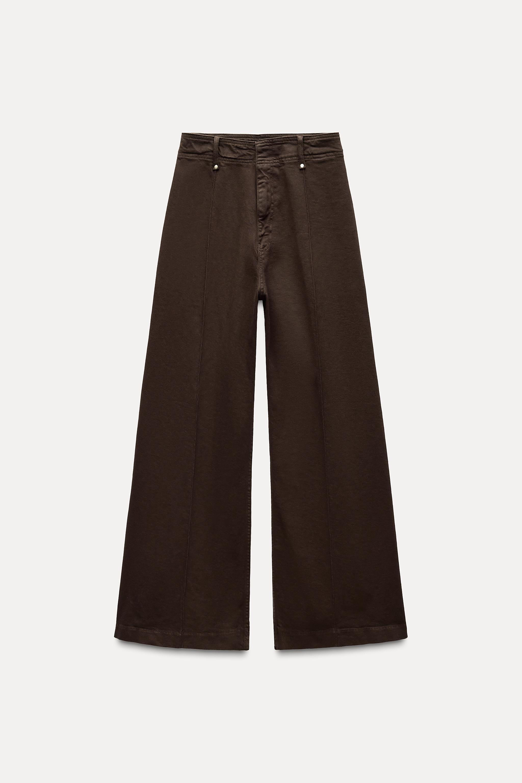 ZW COLLECTION HIGH-WAIST WIDE-LEG JEANS