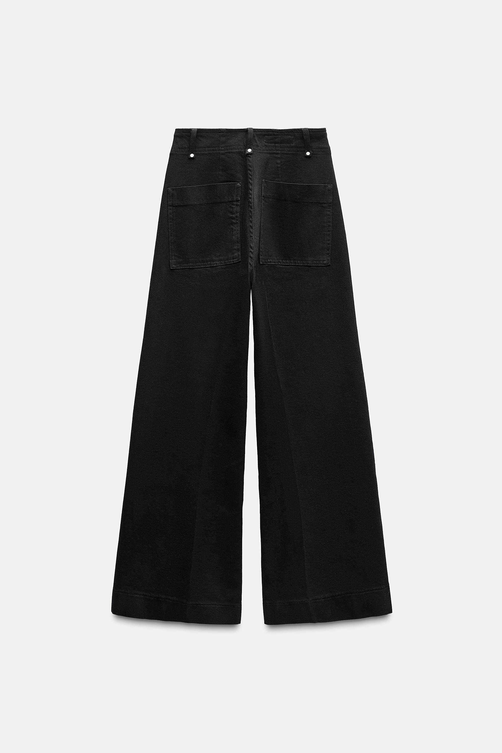 ZW COLLECTION HIGH-WAIST WIDE-LEG JEANS