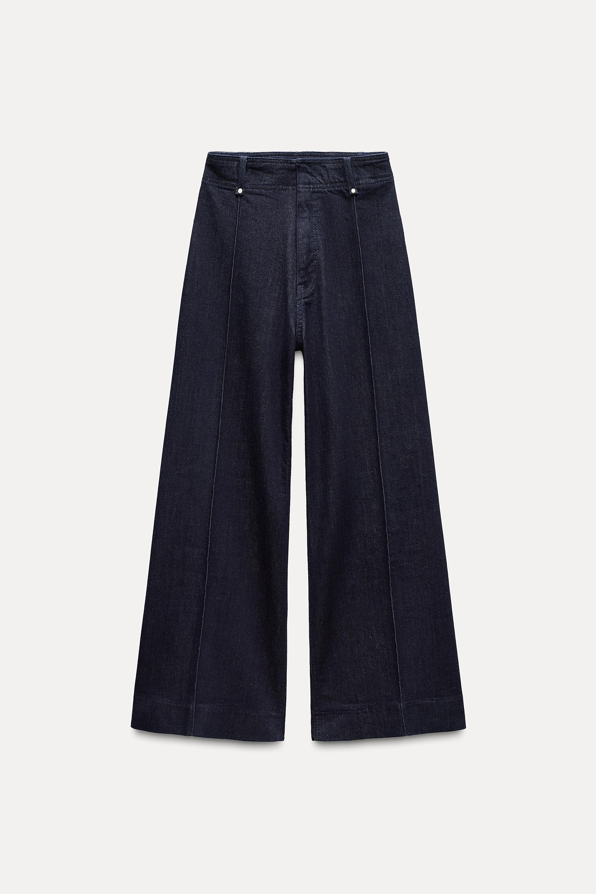 ZW COLLECTION HIGH-WAIST WIDE-LEG JEANS