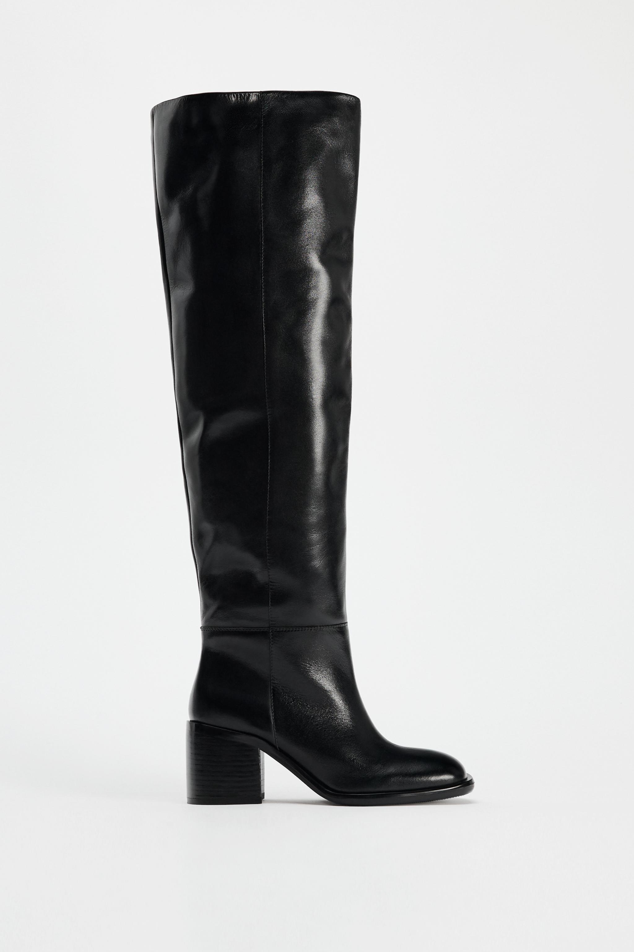 TALL LEATHER BOOTS