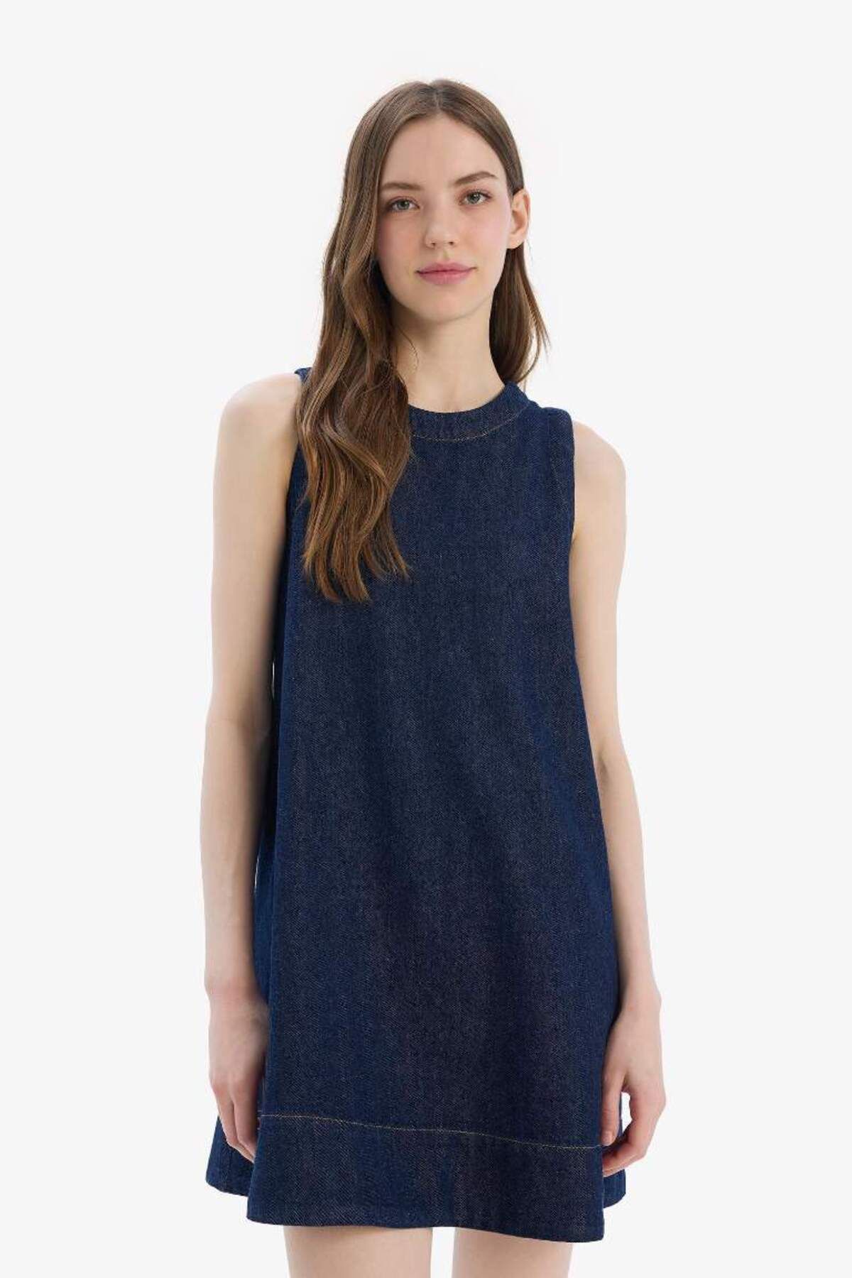 Yeni Sezon Fashion Fit Bisiklet Yaka Kolsuz Yumuşa