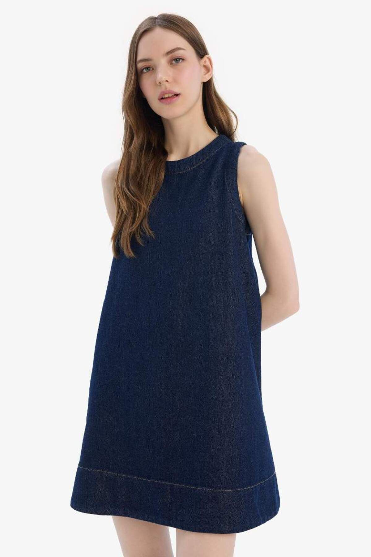 Yeni Sezon Fashion Fit Bisiklet Yaka Kolsuz Yumuşa